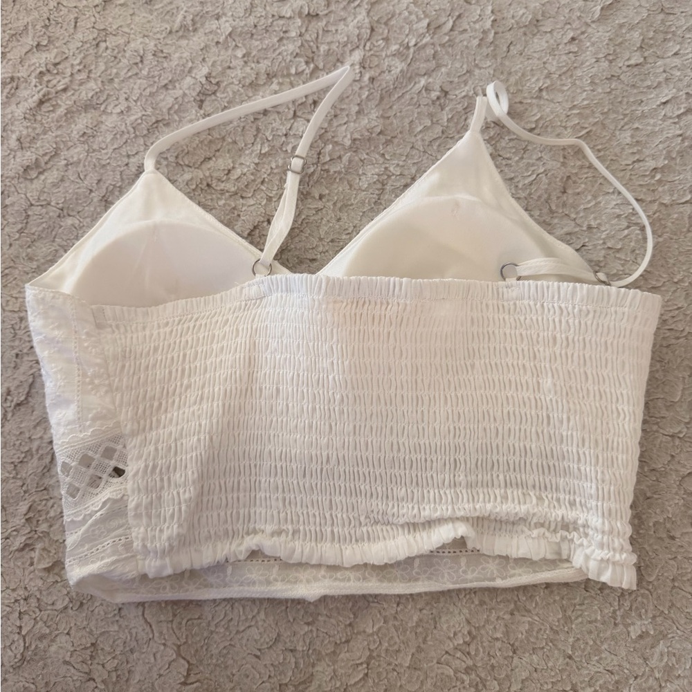 Rebellion Ivory Lace Camisole Top - Picture 2 of 3